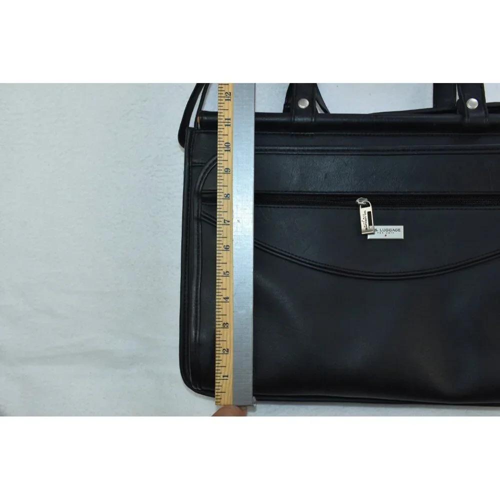 U.S. Luggage New York  Computer Laptop Business Briefcase Travel Bag Leather